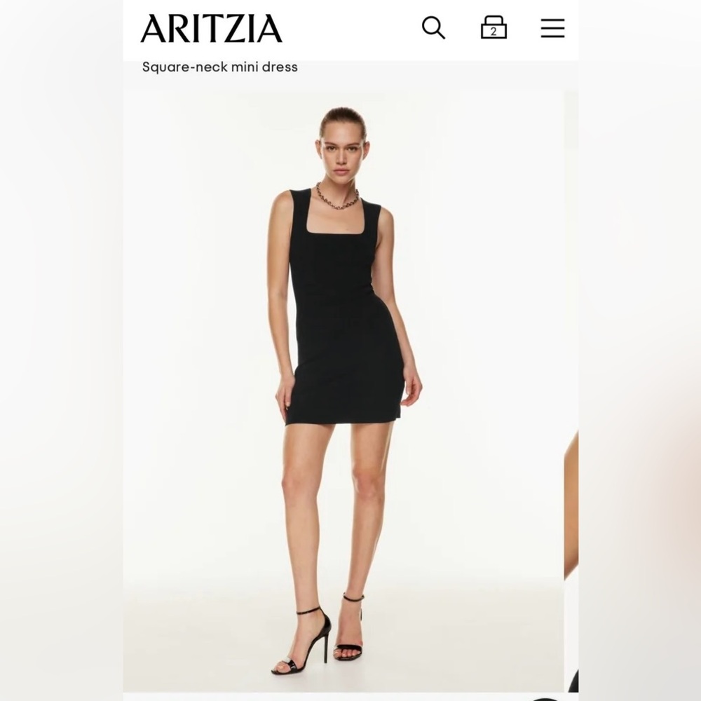 Aritzia Babaton Mendieta sculpt knit dress